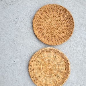 Two beautiful Boho wall Baskets Decor